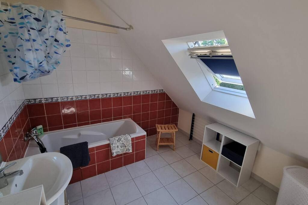 Maison De Famille Situee A Saint-Molf. Esterno foto